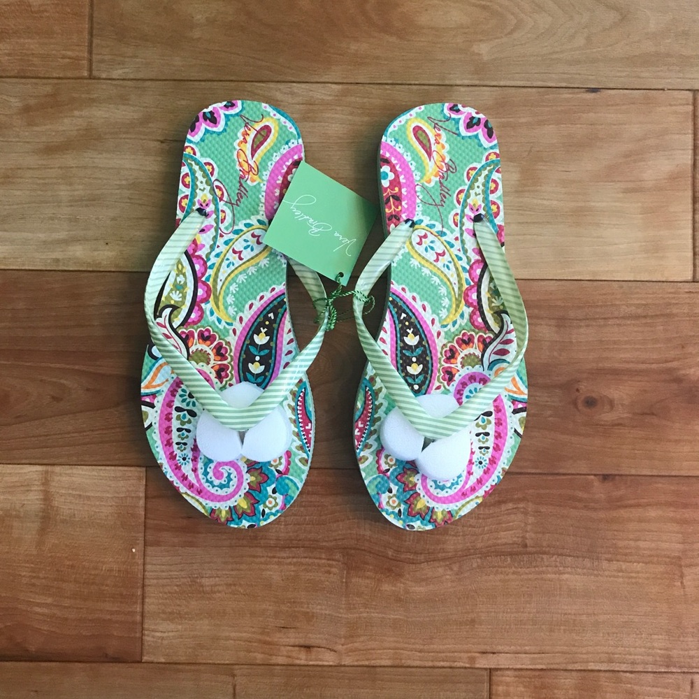 NWT Vera Bradley Flip Flops
